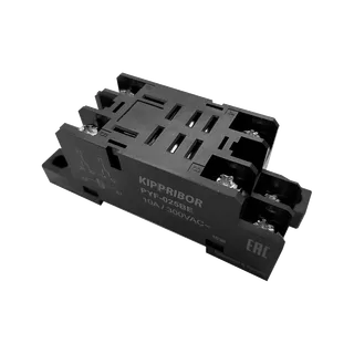 Монтажные колодки KIPPRIBOR PYF-025BE и PYF-045BE (для 2- и 4-контактных промежуточных реле серии REP)