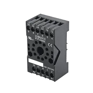 Монтажные колодки KIPPRIBOR PYF-039BE (для 3-контактных промежуточных реле серии RS)