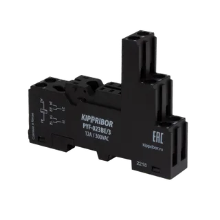 Монтажные колодки KIPPRIBOR PYF-023BE (для 2-контактных промежуточных реле серии MPR)