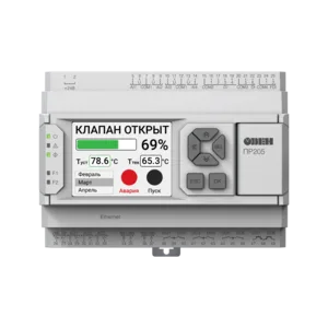 HMI: графический экран и кнопки