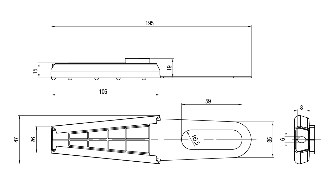 Габаритные размеры ЗП-1