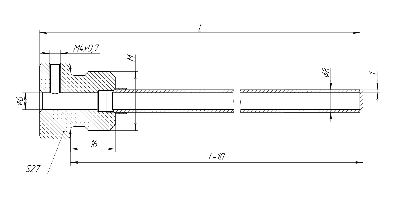 Для датчиков с диаметром 5 мм (ДТС3014, 214, 314, 414)